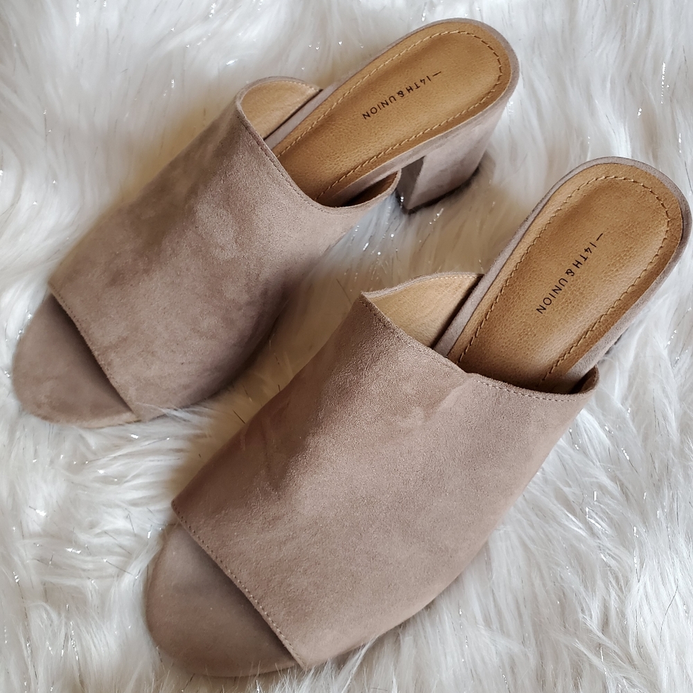 14th & Union Block Heel Mule